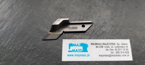 Nóż górny widiowy szeroki kątowy Juki 115-65900 do owerloka