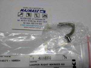 Część JUKI nr. kat. 40068300 / LOOPER RIGHT MARKED AU