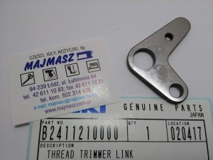 Część JUKI nr. kat. B2411210000 / ŁĄCZNIK DO NAPĘDU NOŻY DO RYGLÓWKI/THREAD TRIMMER LINK