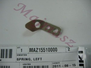 MAZ-15510000 blaszka dociskająca guzik lewa oryginał JUKI # MAZ15510000