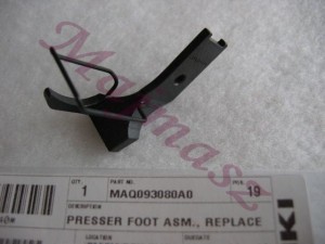 MAQ-093080A0 stopka zewnętrzna oryginał JUKI # MAQ093080A0