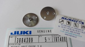 Część JUKI nr. kat. 13884309 / NEEDLE HOLE GUIDE 2.6