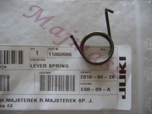 Część JUKI nr. kat. 118-02006