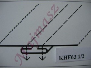 KHF63 1/2 zwijacz do taśmy 36/15mm ZAMIENNIK TAIWAN