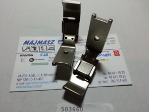 503660 stopka do maszyn typu Zyg-Zak min. Singer, Juki, Brother oraz ich kopii szerokość 15,5mm, otwór 6mm ZAMIENNIK TAIWAN