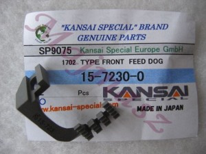 ząbki \ 1702 TYPE FRONT  FEED DOG \ część oryginał KANSAI SPECIAL nr kat. 15-7230-0