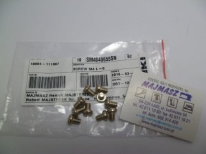 Część JUKI nr. kat. SM4040655SN / WKRĘT / SCREW M4 L=6