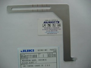 Część JUKI nr. kat. B9402771000 / MEASURING GAUGE, CROSSWISE