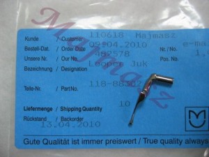 Część MAIER do Juki Chwytacz nr kat. 118-88302   # 11888302