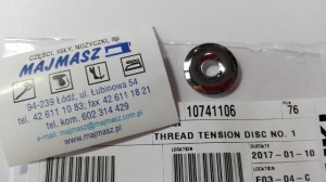 Część JUKI nr. kat. 10741106 / THREAD TENSION DISC NO. 1