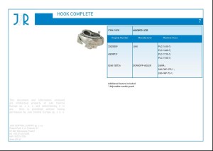 Część JUKI nr. kat. 40038731J7R # 23025059 # 0268150724 / HOOK COMPLETE LARG CAPACITY