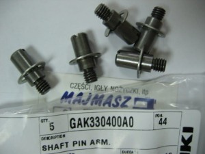 Część JUKI nr. kat. GAK330400A0 / SHAFT PIN ASM.