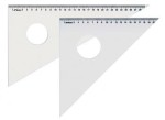 trójkąt z plexi STUDENT 60 stopni, 32 cm przymiar