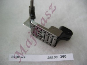 R2500 6.4 stopka z rolkami oraz regulowanym ogranicznikiem do wprowadzania gumy ZAMIENNIK TAIWAN