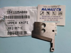 Część JUKI nr. kat. G5412254000 / UPPER KNIFE