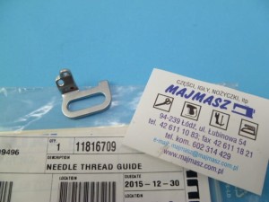 Część JUKI nr. kat. 11816709 / PROWADNIK NITKI /  NEEDLE THREAD GUIDE