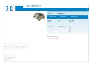 Część JUKI nr. kat. 40038870J7R # 23028053 # 0268150734 / HOOK COMPLETE LARG CAPACITY