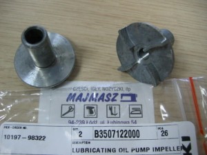 Część JUKI nr. kat. B3507122000 / LUBRICATING OIL PUMP IMPELLER