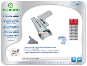 Oprzyrządowanie do szycia spodni P030 38x16