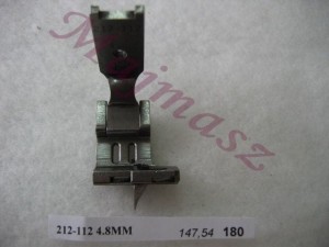 212-112 4.8MM stopka do doszywania taśmy regulowana z noskiem ZAMIENNIK TAIWAN