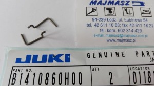 Część JUKI nr. kat. B1410860H00 / THREAD GUIDE WIRE H