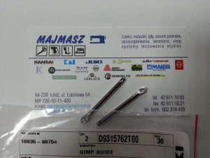 Część JUKI nr. kat. D9315762T00 / GIMP GUIDE