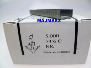 53/6 NK przemysłowe zszywki do tkanin model 53 Anker-tex opakowanie 5000szt