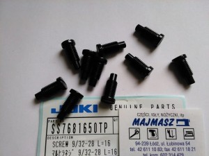 Część JUKI nr. kat. SS7681650TP wkręt / SCREW 9/32-28 L=16