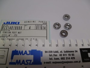 Część JUKI nr. kat. B2314019000 / NAKRĘTKA NAPRĘŻACZA / TENSION POST NUT