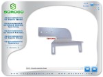 uchwyt mocowanie lamownika B820 do owerloka Siruba Pegasus Gemsy