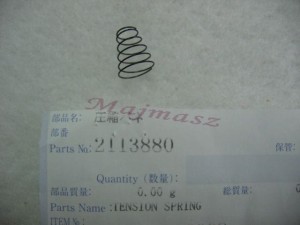 Sprężynka /TENSION SPRING/ część oryginał PEGASUS nr kat. 211388000009