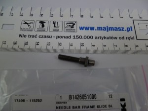 Część JUKI nr. kat. B1426051000 / BOLEC /  NEEDLE BAR FRAME SLIDE BLOCK STUD