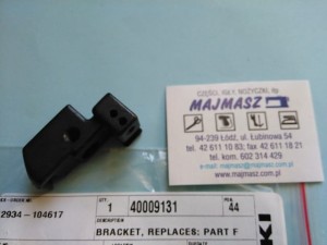 Część JUKI nr. kat. 40009131 / BRACKET, REPLACES: PART FOR B1502-771-000-A