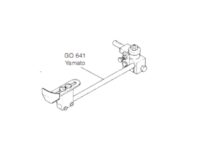 CF GO641 linijka profilowana , ogranicznik uchylny do owerloka Yamato