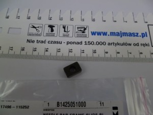 Część JUKI nr. kat. B1425051000 / KOSTKA IGIELNICY LH / NEEDLE BAR FRAME SLIDE BLOCK