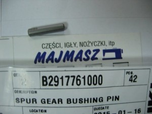 Część JUKI nr. kat. B2917761000 / SPUR GEAR BUSHING PIN