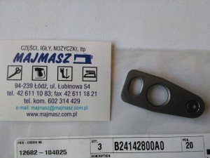 Część JUKI nr. kat. B24142800A0 / MOVING KNIFE DRIVING LEVER ASM.
