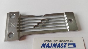 Część JUKI nr. kat. B1108026F00 / "THROAT PLATE 1/4"""
