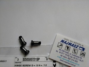 Część JUKI nr. kat. SD0500721SP wkręt / HINGE SCREW D= 5 H= 7.2