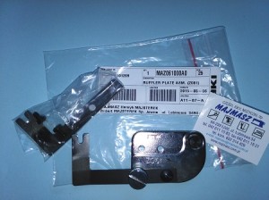 Część JUKI nr. kat. MAZ061000A0 / RUFFLER PLATE ASM. (Z061)