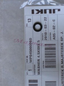 WP-0450000-SD podkładka oryginał JUKI # WP0450000SD