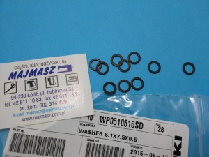 Część JUKI nr. kat. WP0510516SD / PODKŁADKA / WASHER 5.1X7.5X0.5