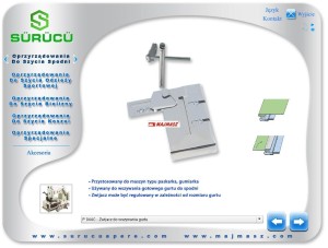 Lamownik zwijacz do doszywania gurtu do spodni  P044c