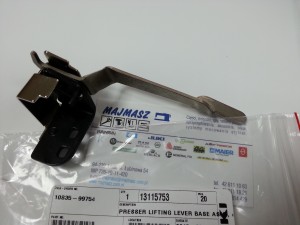 Część JUKI nr. kat. 13115753  (#131-15753)/ PRESSER LIFTING LEVER BASE ASM., replaces: 122-822