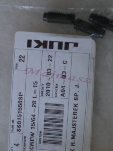 SS-8151550-SP wkręt oryginał JUKI # SS8151550SP