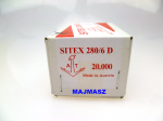 SITEX 280/6  D zszywki przemysłowe Anker-tex do tkanin model 280 opakowanie 20000szt