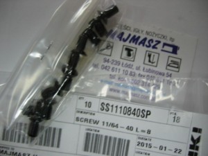 Część JUKI nr. kat. SS1110840SP / SCREW 11/64-40 L=8