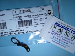 Część JUKI nr. kat. 11833308 / LOOPER THREAD GUIDE, UPPER, REPLACEMENT PART FOR B