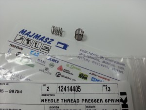 Część JUKI nr. kat. 12414405 / NEEDLE THREAD PRESSER SPRING