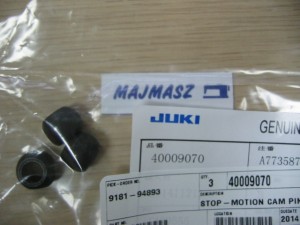 400-09070 Część JUKI nr. kat. 40009070 / STOP-MOTION CAM PIN SLIDE BLOC, REPLACEMETN PART F